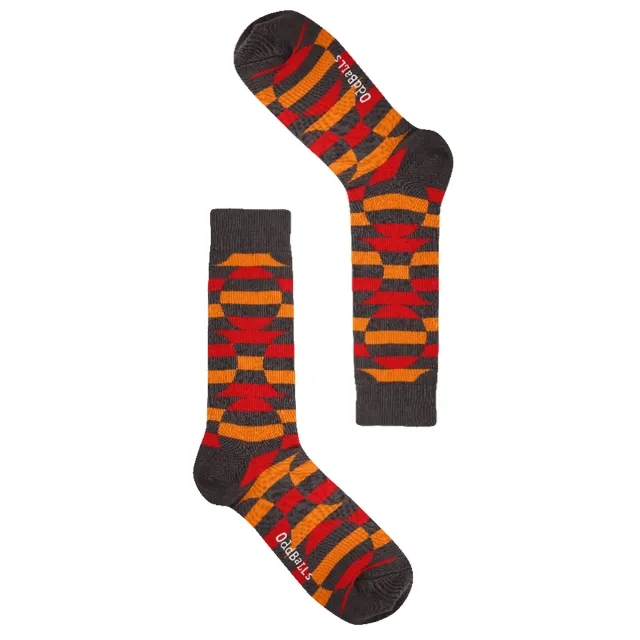 Charcoal Circles - Socks