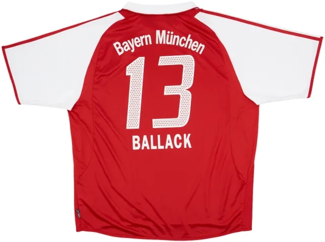adidas Bayern Munich Mens SS Home Shirt 2003/04