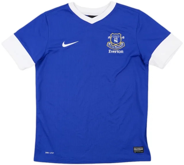 2012-13 Everton Home Shirt - 9/10 - (L.Boys)