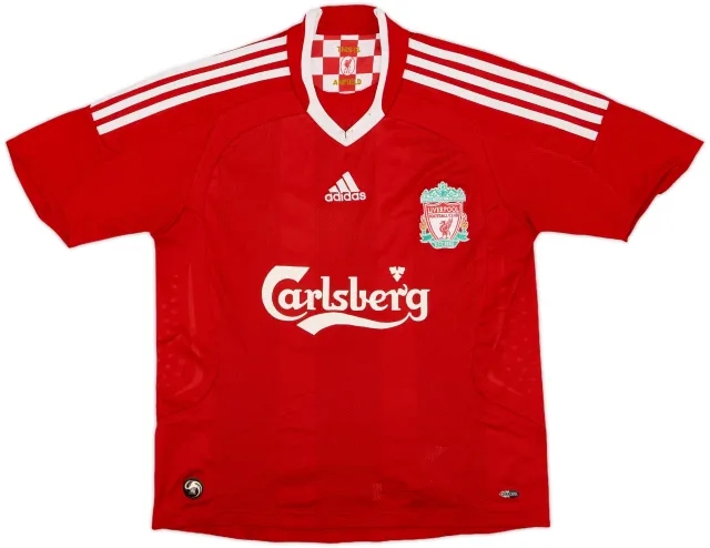2008-10 Liverpool Home Shirt - 5/10 - (L.Boys)