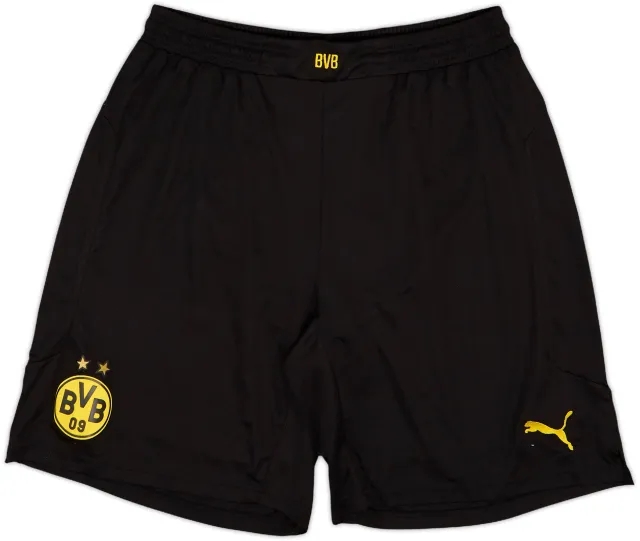 2013-14 Borussia Dortmund Home Shorts - 6/10 - (XL)
