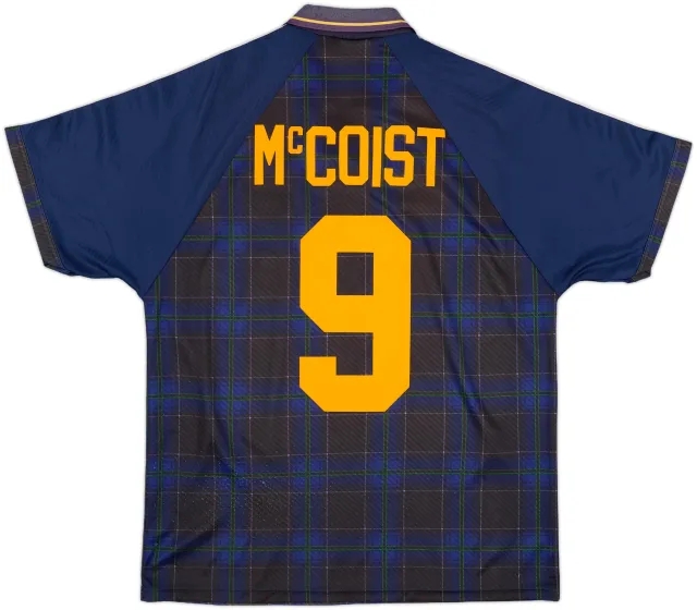 1994-96 Scotland Home Shirt McCoist #9 - 8/10 - (L)