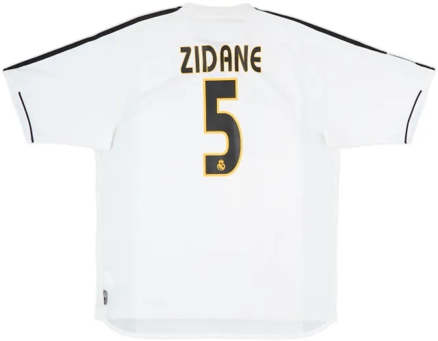 2003-04 Real Madrid Home Shirt Zidane #5 - 6/10 - (L)