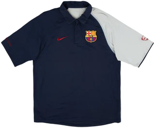2004-05 Barcelona Nike Polo Shirt - 8/10 - (M)
