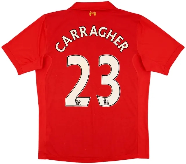 2012-13 Liverpool Home Shirt Carragher #23 - 8/10 - (L)