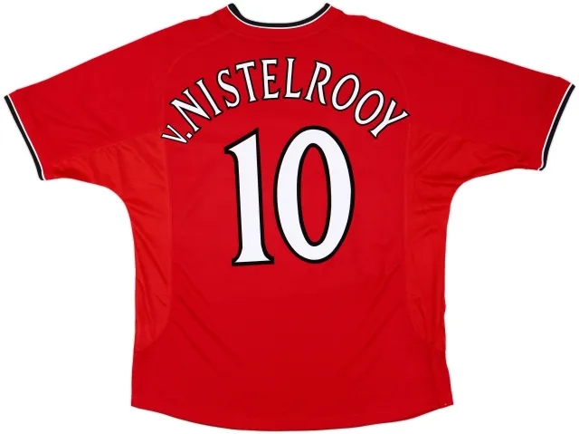 2000-02 Manchester United Home Shirt V.Nistelrooy #10 - 8/10 - (M)