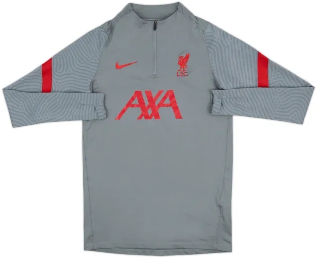 2020-21 Liverpool Nike 1/4 Zip Training Top - 9/10 - (S)