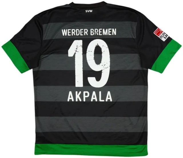 2012-13 Werder Bremen Away Shirt Akpala #19 - 5/10 - (L)