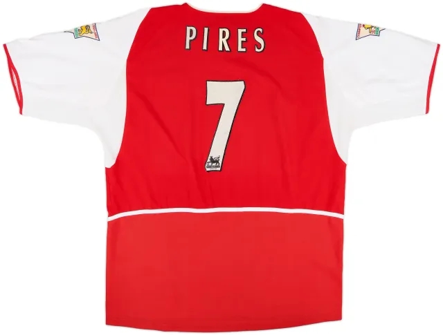 2002-04 Arsenal Home Shirt Pires #7 - 6/10 - (XXL)