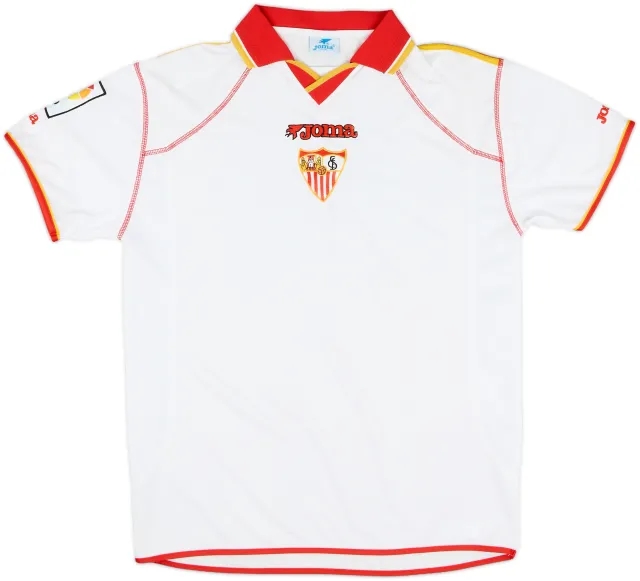 2001-02 Sevilla Home Shirt - 8/10 - (M)