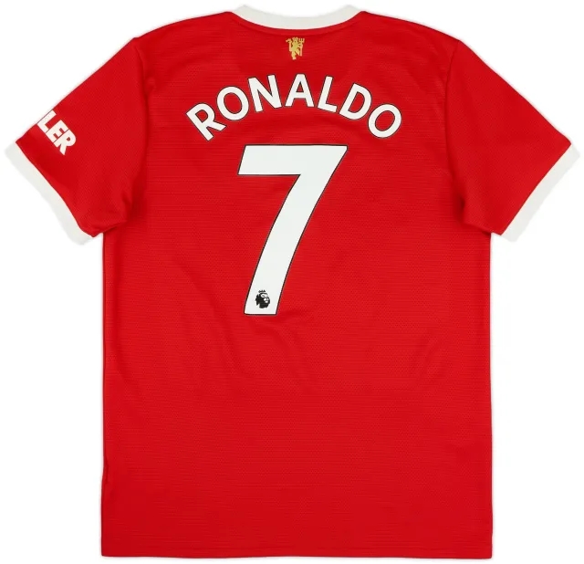 2021-22 Manchester United Home Shirt Ronaldo #7 - 7/10 - (M)
