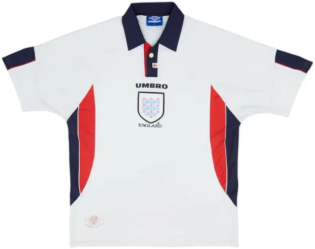1997-99 England Home Shirt - 5/10 - (XL)