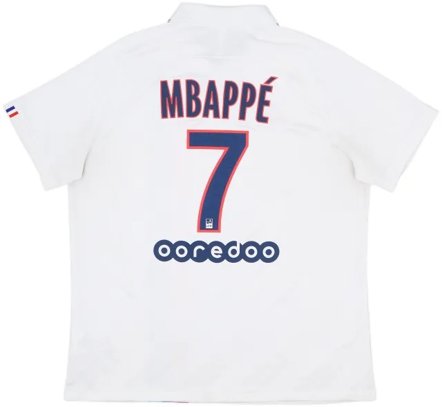 2019-20 Paris Saint-Germain Authentic Third Shirt Mbappe #7 - 5/10 - (XL)
