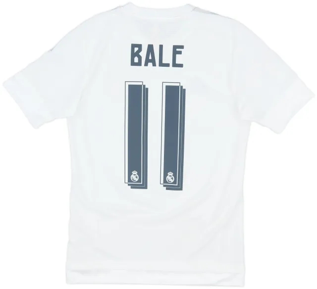 2015-16 Real Madrid Home Shirt Bale #11 - 8/10 - (XS)