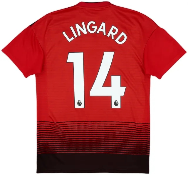 2018-19 Manchester United Home Shirt Lingard #14 - 9/10 - (S)