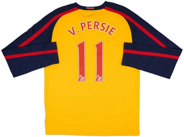2008-09 Arsenal Away L/S Shirt V.Persie #11 - 7/10 - (M)