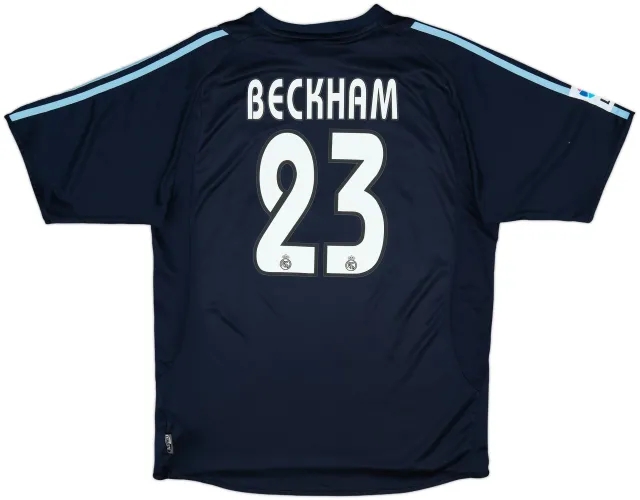 2004-05 Real Madrid Away Shirt Beckham #23 - 8/10 - (L)