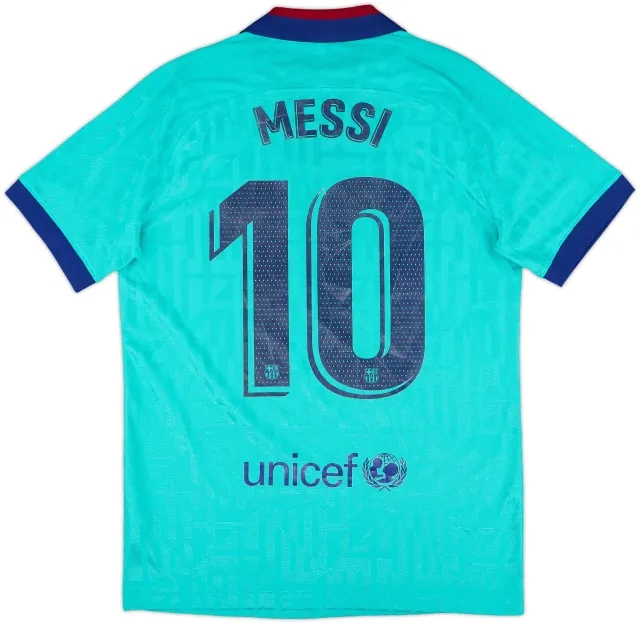 2019-20 Barcelona Authentic Third CL Shirt Messi #10 - 6/10 - (M)