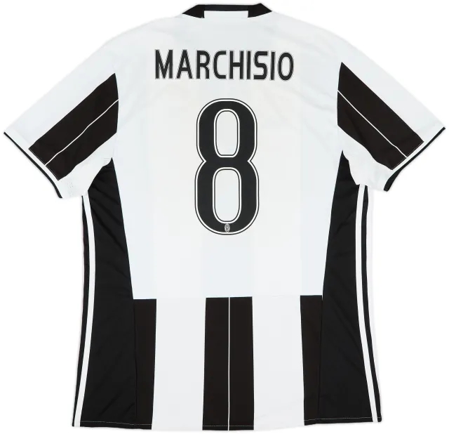 2016-17 Juventus Home Shirt Marchisio #8 - 7/10 - (L)