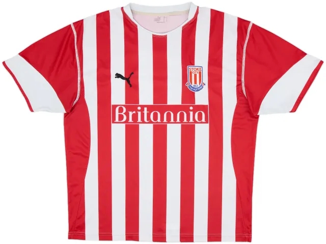 2004-05 Stoke City Home Shirt - 8/10 - (XL)