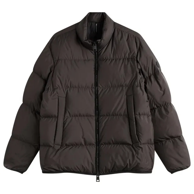 Moncler Men's Erterle Jacket Recycled Padded Coat Brown