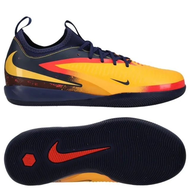 Nike Jr. Phantom 6 Low Academy 'Erling Haaland' Older Kids' Indoor/Court Football Shoe - Orange