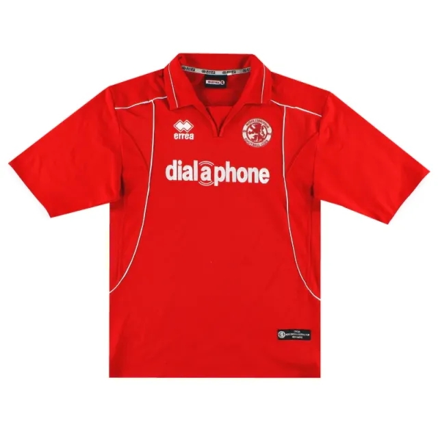 2003-04 Middlesbrough Errea Home Shirt S - Middlesbrough / Excellent 