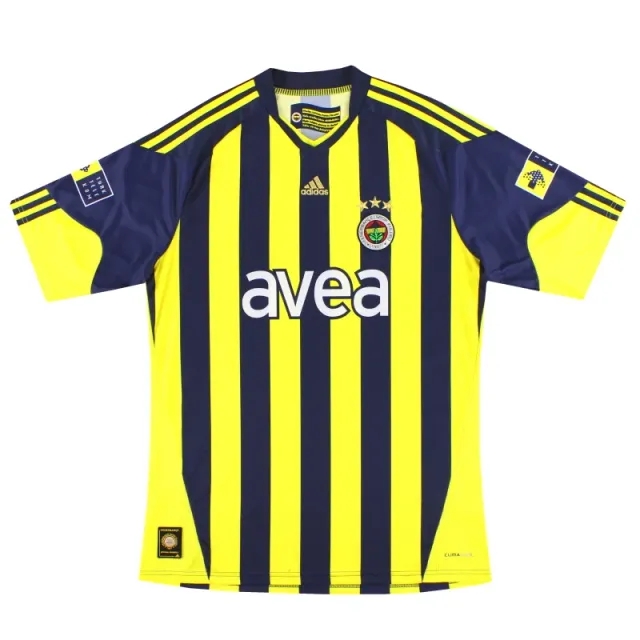2011-12 Fenerbahce adidas Home Shirt *Mint* XL - Fenerbahce / Mint 
