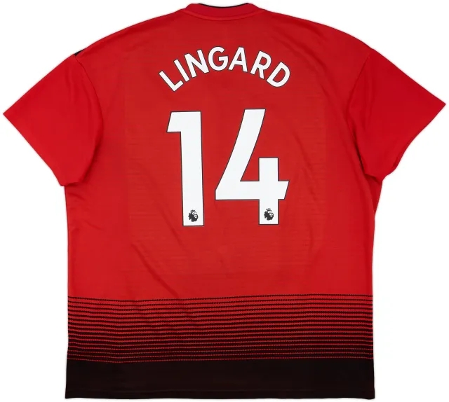 2018-19 Manchester United Home Shirt Lingard #14 - 9/10 - (XL)