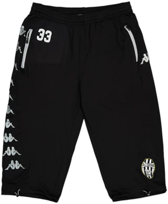 2009-10 Siena Kappa 3/4 Training Pants #33 - 5/10 - (L)