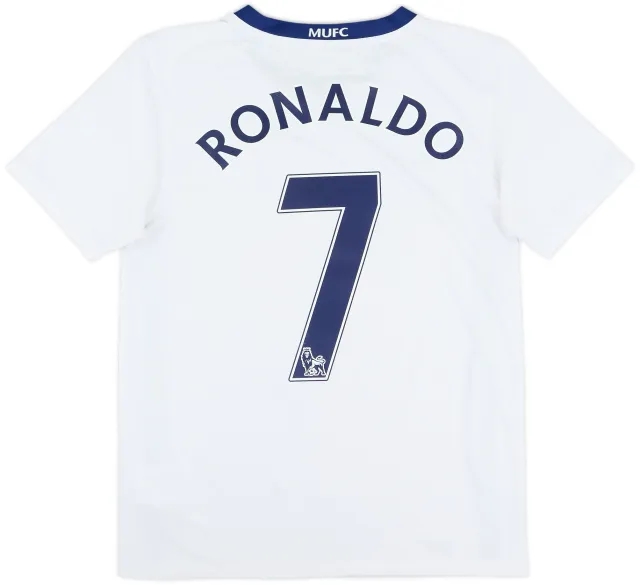 2008-10 Manchester United Away Shirt Ronaldo #7 - 8/10 - (L.Boys)