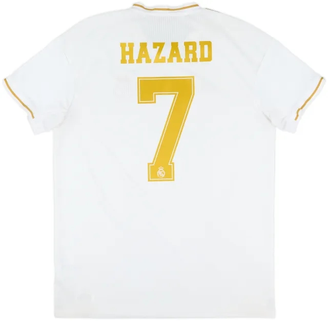 2019-20 Real Madrid Home Shirt Hazard #7 - 7/10 - (L)