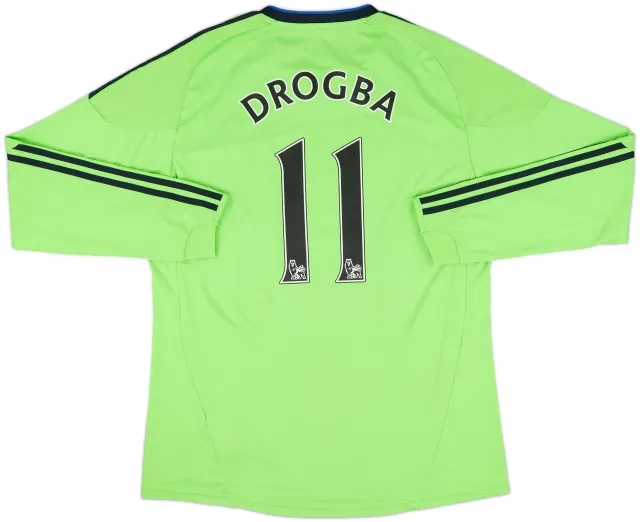 2010-11 Chelsea Third L/S Shirt Drogba #11 - 9/10 - (L)