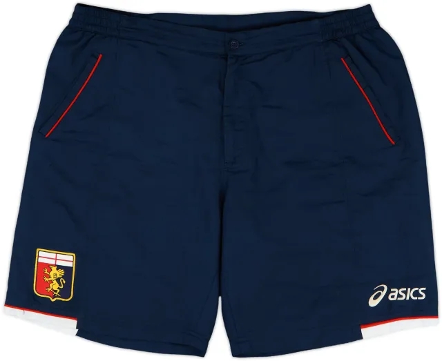 2010-11 Genoa Home Shorts - 9/10 - (XXL)