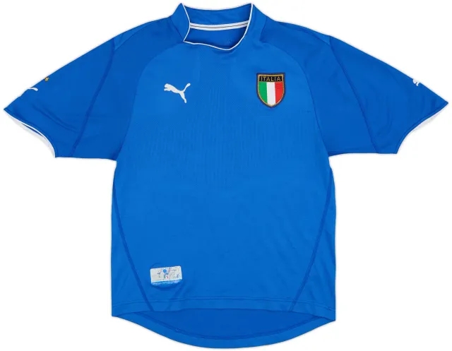2003-04 Italy Home Shirt - 8/10 - (L.Boys)