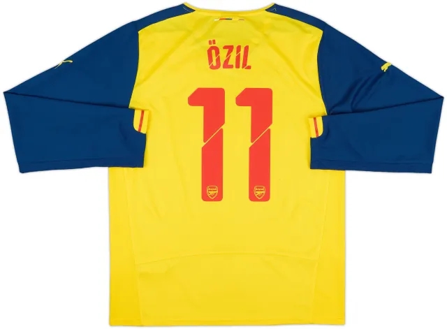 2014-15 Arsenal Away L/S Shirt Ozil #11 - 9/10 - (L)
