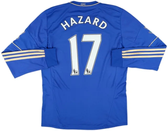 2012-13 Chelsea Home L/S Shirt Hazard #17 - 9/10 - (M)