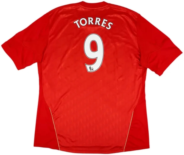 2010-12 Liverpool Home Shirt Torres #9 - 5/10 - (3XL)
