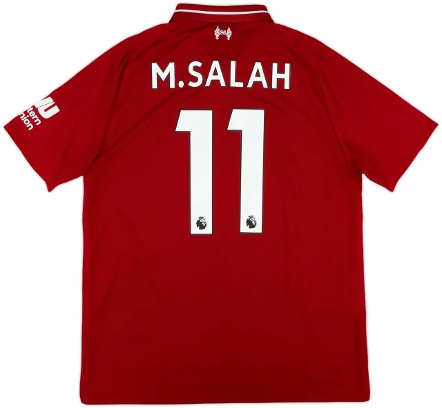 2018-19 Liverpool Home Shirt M.Salah #11 - 4/10 - (M)