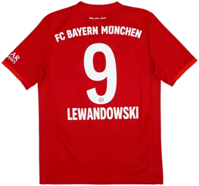 2019-20 Bayern Munich Home Shirt Lewandowski #9 - 8/10 - (XL)