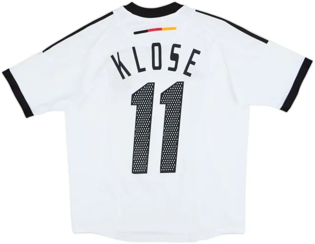 adidas Germany Boys SS Home Shirt 2002