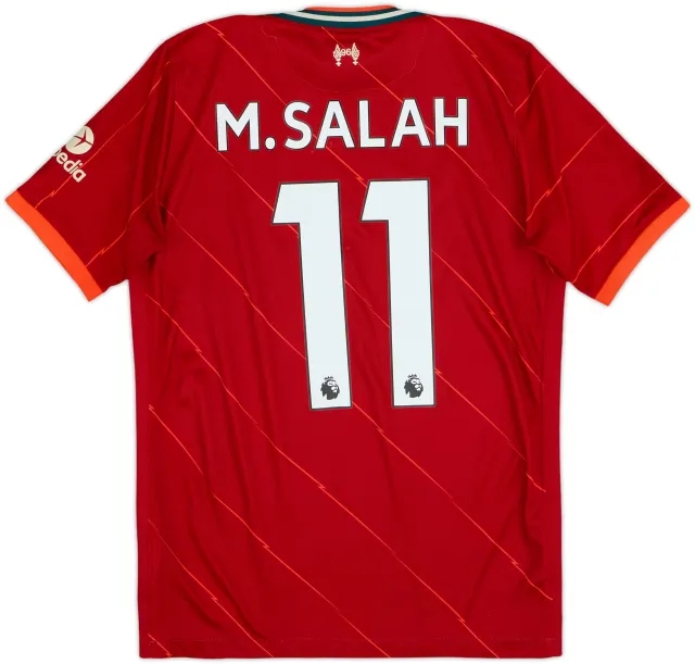Nike Liverpool Boys SS Home Shirt 2021/22