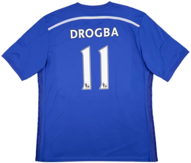 2014-15 Chelsea Home Shirt Drogba #11 - 10/10 - (XXL)