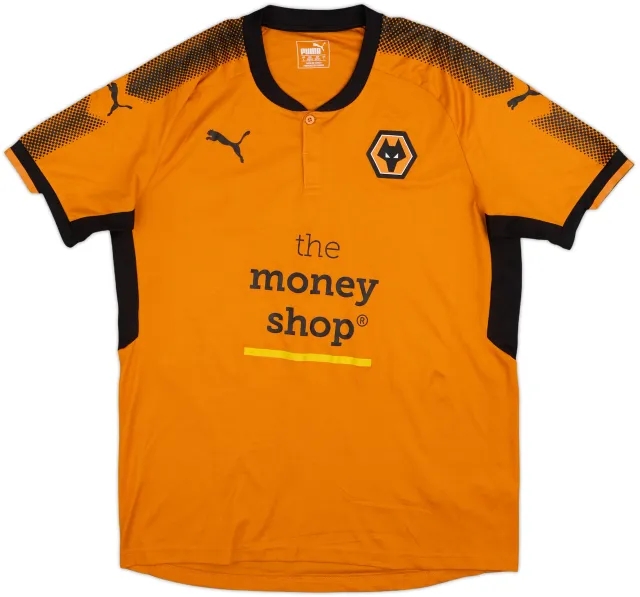 2017-18 Wolves Home Shirt - 9/10 - (L)