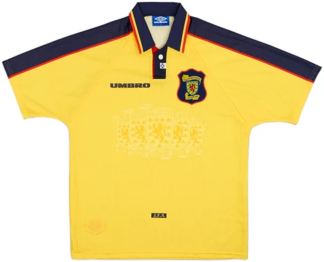 Umbro Scotland Mens SS Away Shirt 1996