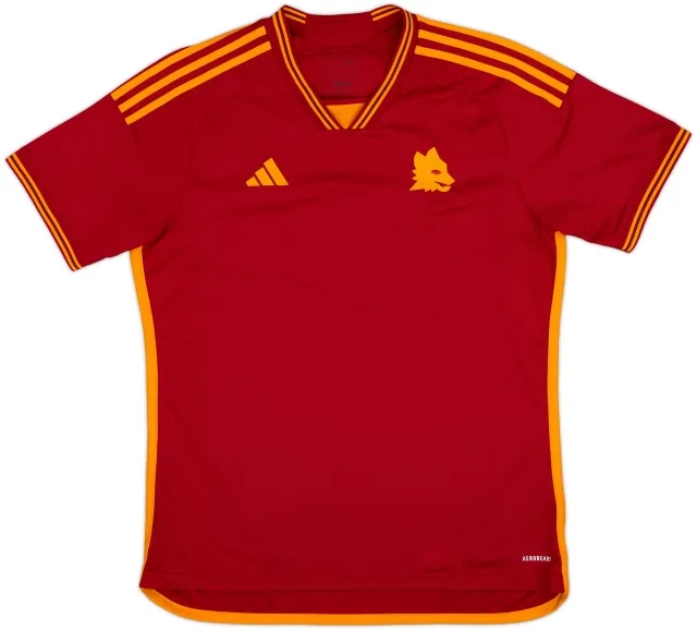 2023-24 Roma Home Shirt - 9/10 - (L)