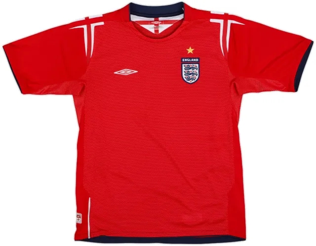 Umbro England Boys SS Away Shirt 2004