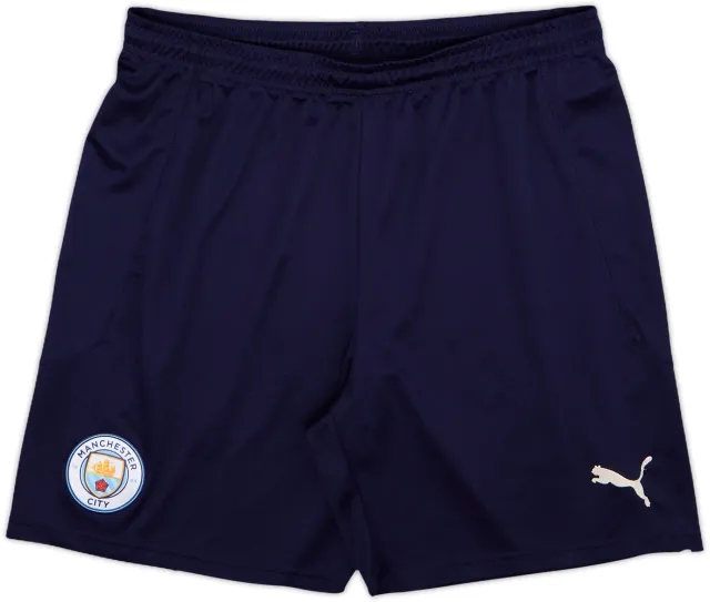 2019-20 Manchester City Puma Training Shorts - 6/10 - (L)