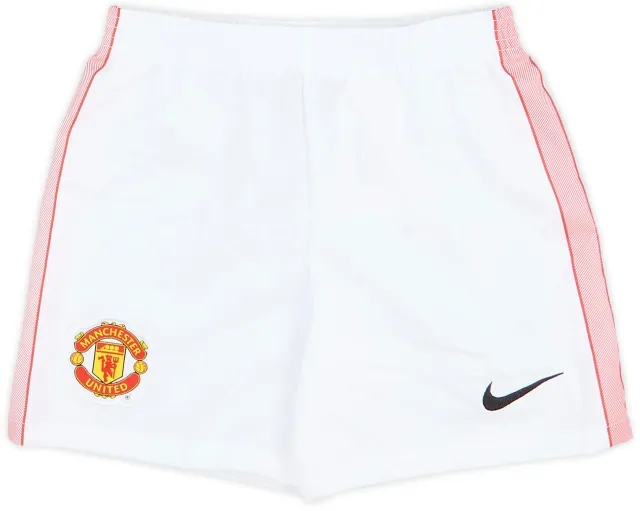 2012-13 Manchester United Home Shorts - 10/10 - (4-5 Years)
