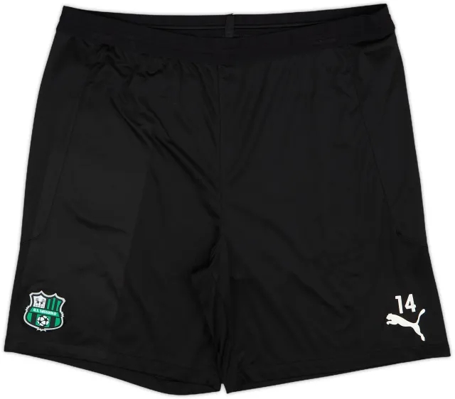 2021-22 Sassuolo Player Issue Puma Training Shorts #14 - 9/10 - (XL)